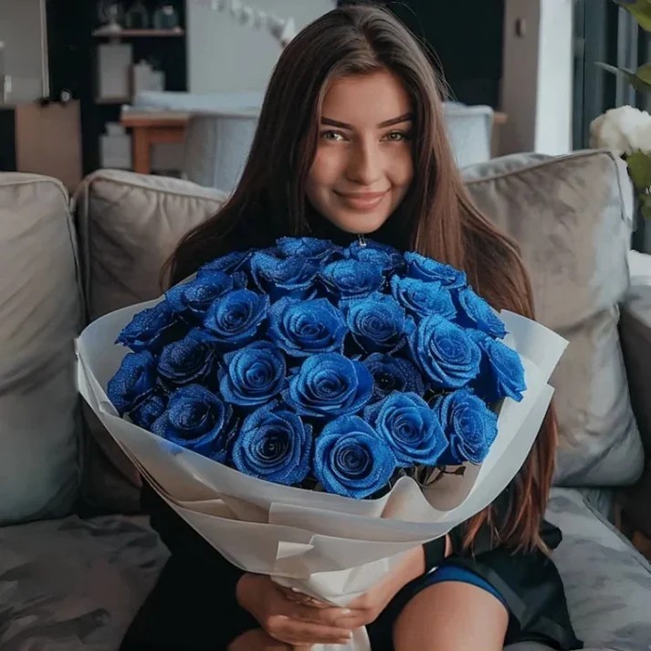 Glitter Eternal Rose Bouquet Valentine's Day, Birthday, Mother's Day or Grandmother's day