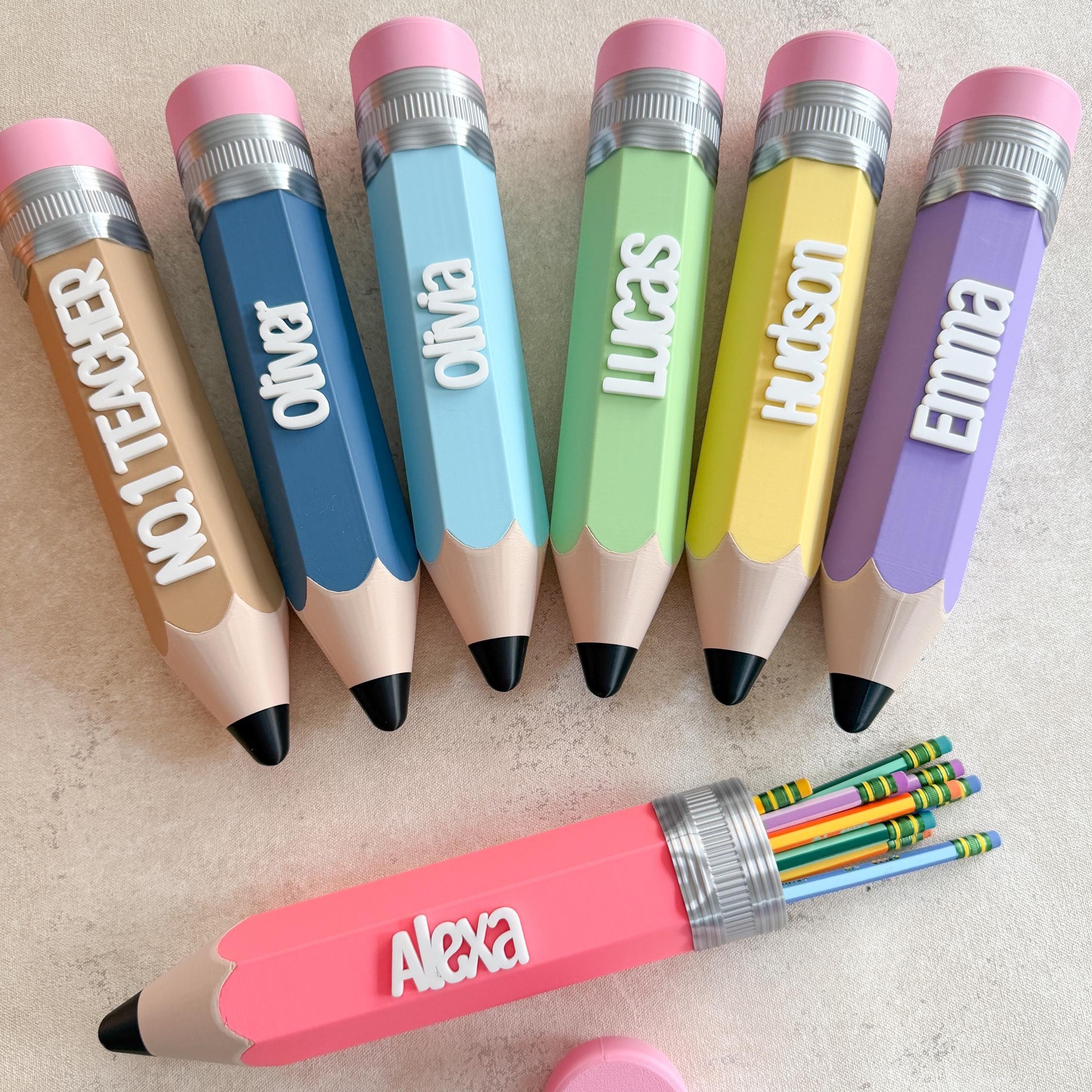 Personalized Pencil Holder Back to School Gift