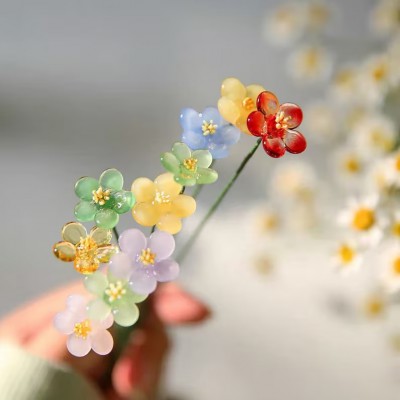 10 Daisy Glass Bouquet Unique Gift Christmas Gifts