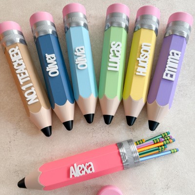 Personalized Pencil Holder Back to School Gift