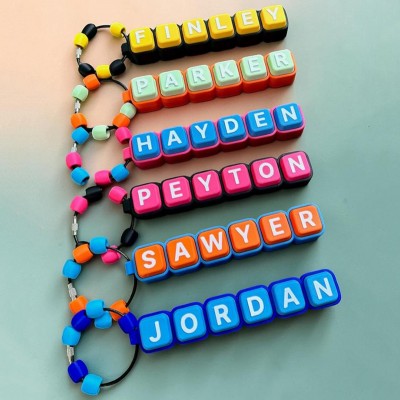 Personalized Name Clicker Keychain Back to School Gift